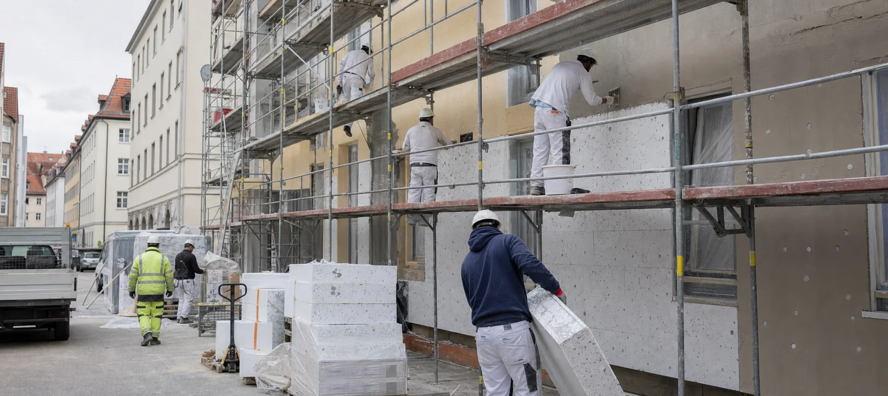 Die operative Verantwortung für die bauliche Umsetzung liegt vollständig bei uns. Acht definierte Aufgabenfelder beschreiben den Leistungsumfang im Detail.